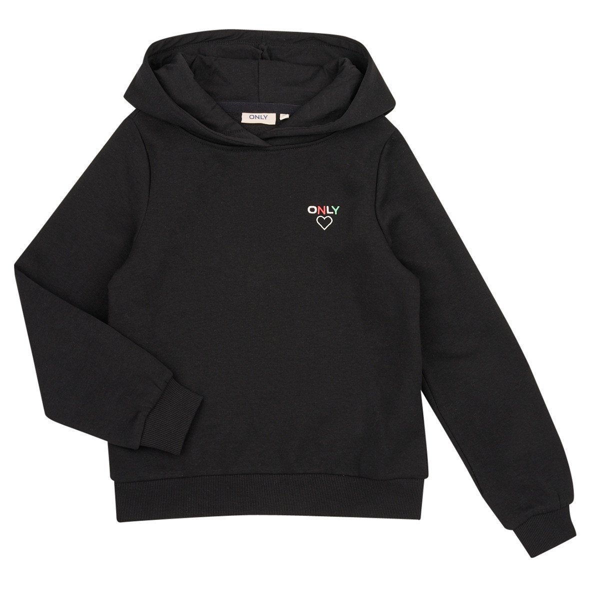 Only  KOGNOOMI L/S LOGO HOOD SWT NOOS  Černá