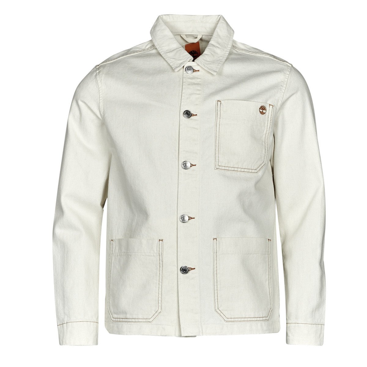 Timberland  Work For The Future - Cotton Hemp Denim Chore Jacket  Bílá