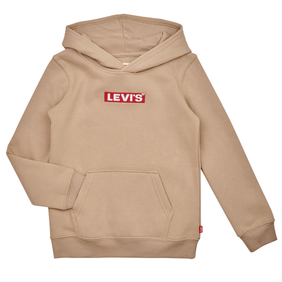 Levis  BOXTAB PULLOVER HOODIE  Béžová