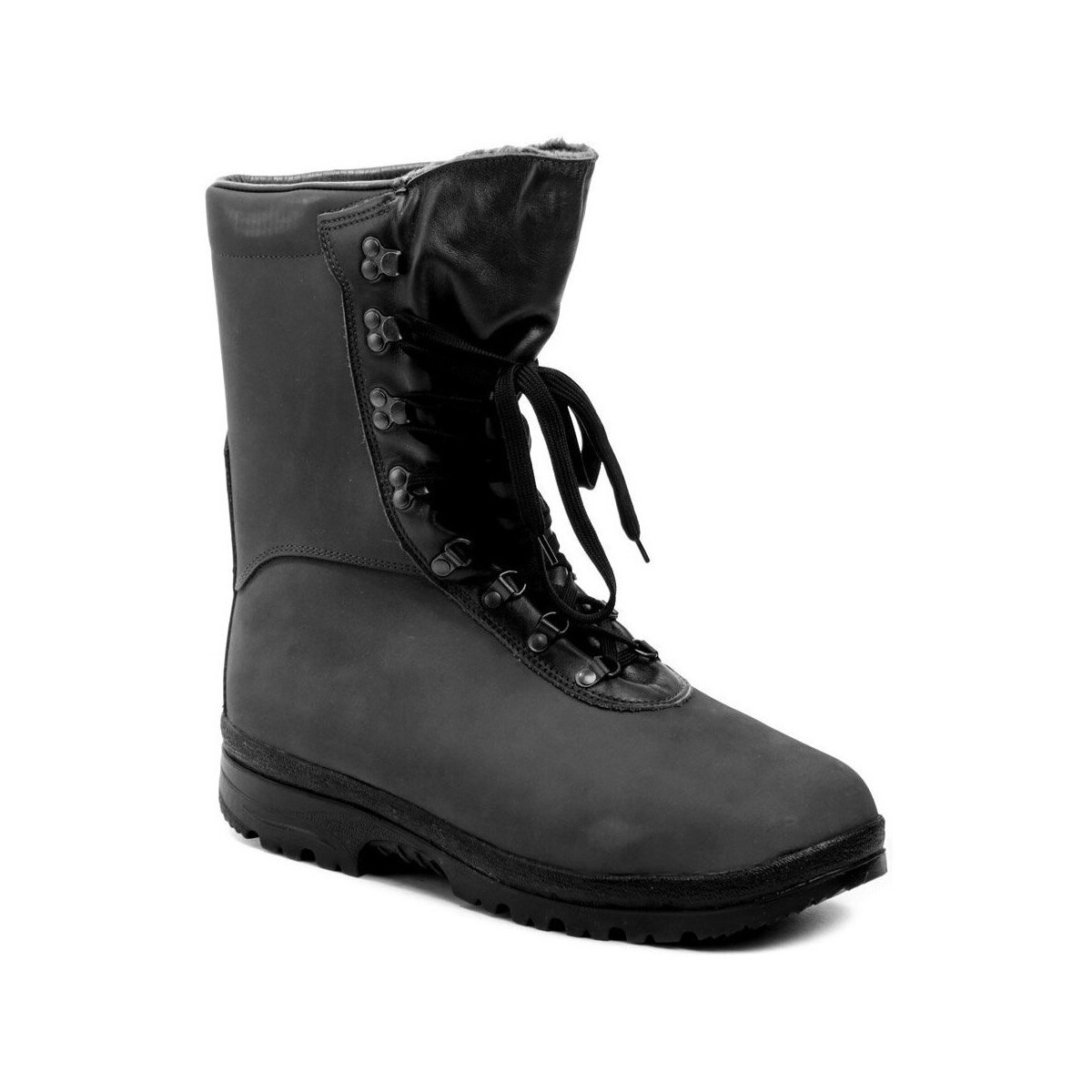 Arno  Livex 382 černá nubuk pánská zimní kotníčková nadměrná obuv  Černá