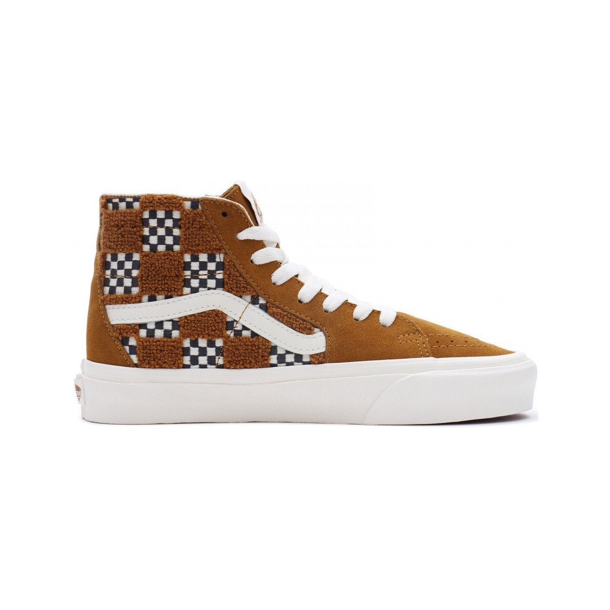 Vans  Sk8-hi tapered tufted check  Hnědá