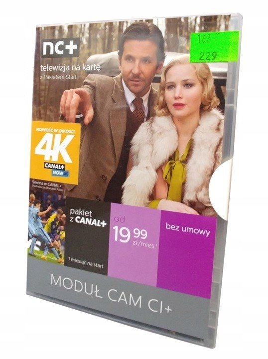 4K Modul pro Tv Odběr Nc+ Cayman Cam CI+ balíček Extra Canal+ 1mc