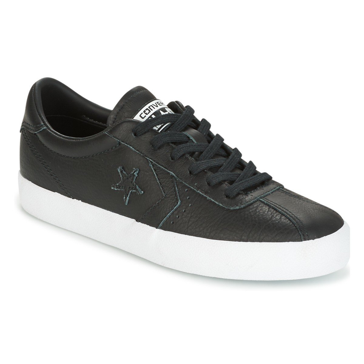 Converse  BREAKPOINT FOUNDATIONAL LEATHER OX BLACK/BLACK/WHITE  Černá