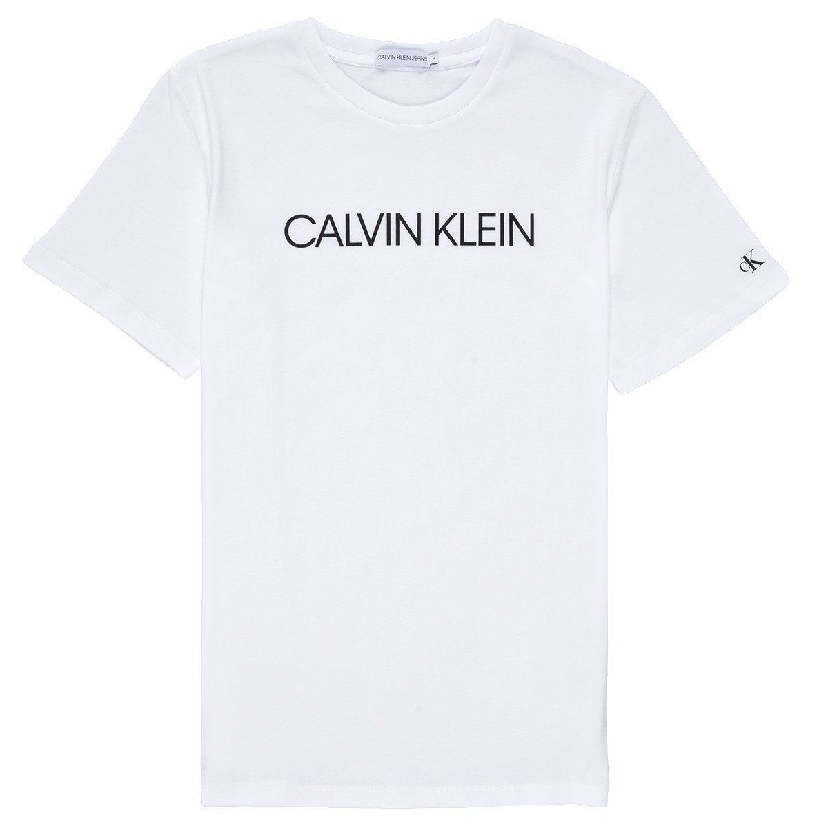 Calvin Klein Jeans  INSTITUTIONAL T-SHIRT  Bílá