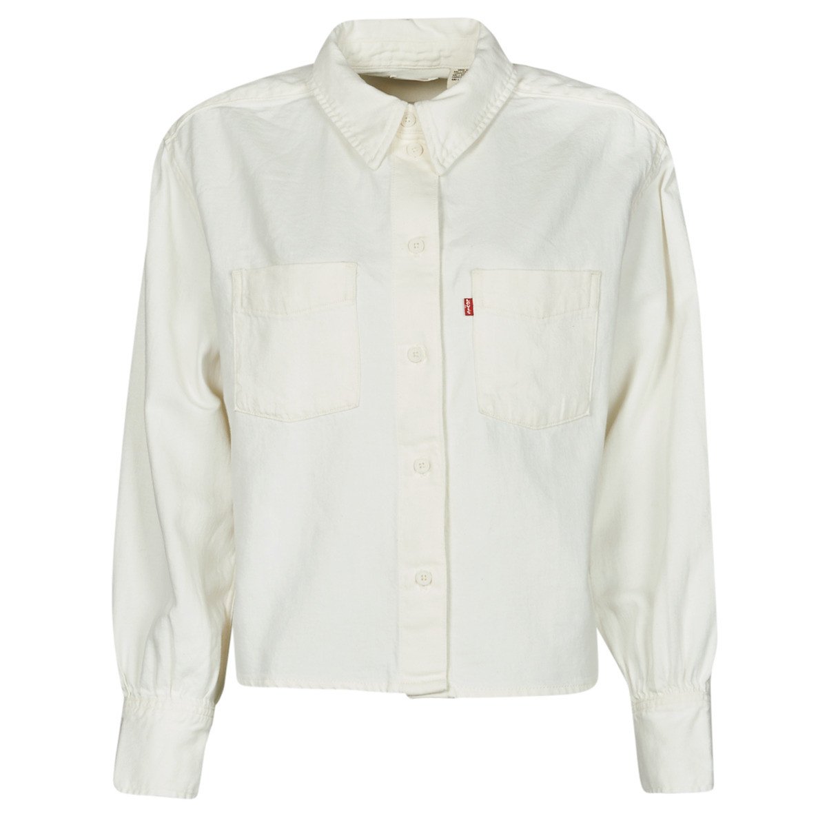 Levis  ZOEY PLEAT UTILITY SHIRT  Bílá
