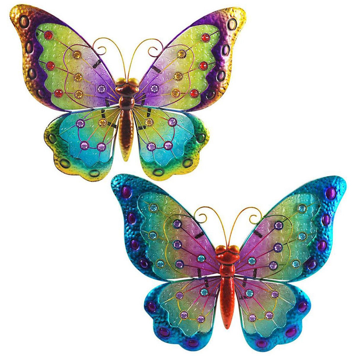Signes Grimalt  Butterfly Wall Ornament 2 Jednotky  ruznobarevne