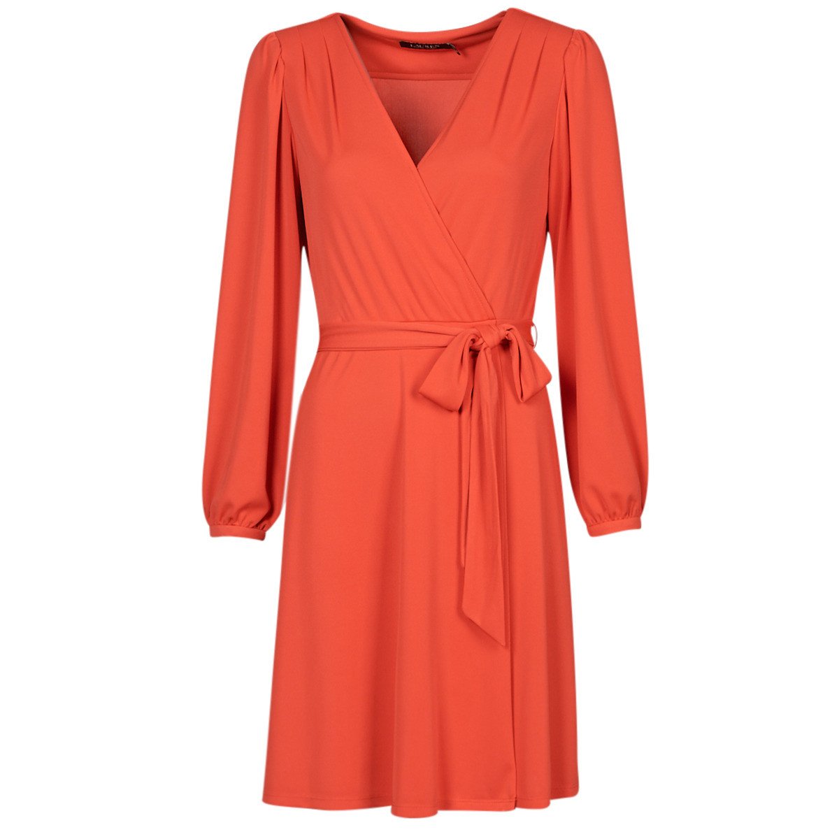 Lauren Ralph Lauren  SHAVILYA-LONG SLEEVE-DAY DRESS  Oranžová
