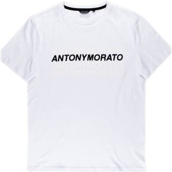 Antony Morato  Tshirt Męski Super Slim Fit White  Bílá