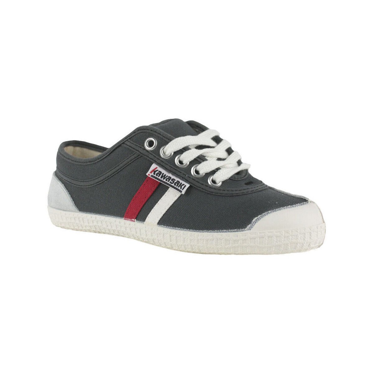 Kawasaki  Retro 23 Canvas Shoe K23 644W Koks Stripe  Šedá