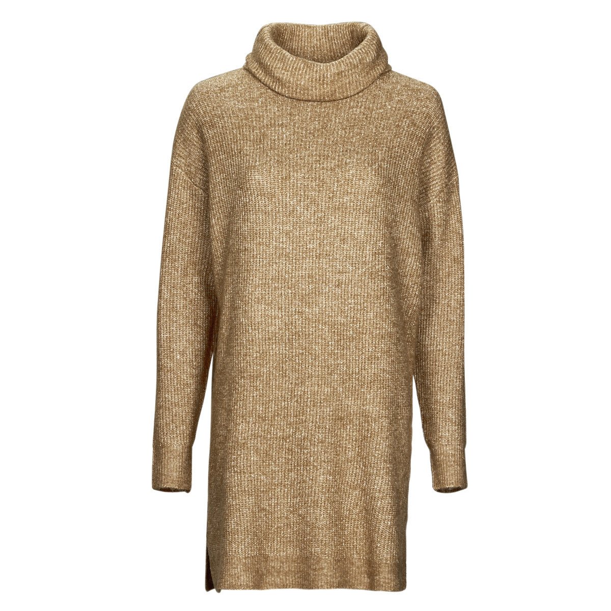 Vila  VICILIA ROLLNECK L/S KNIT TUNIC/SU  Béžová