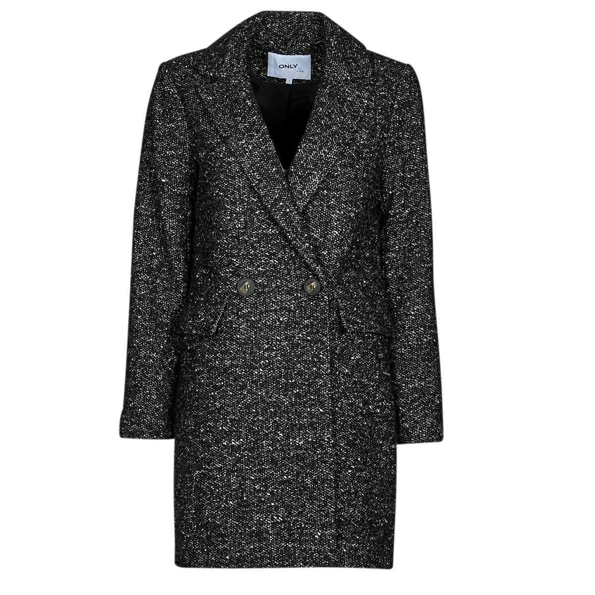Only  ONLSELENA MINNA LIFE WOOL COAT SP CC OTW  Černá