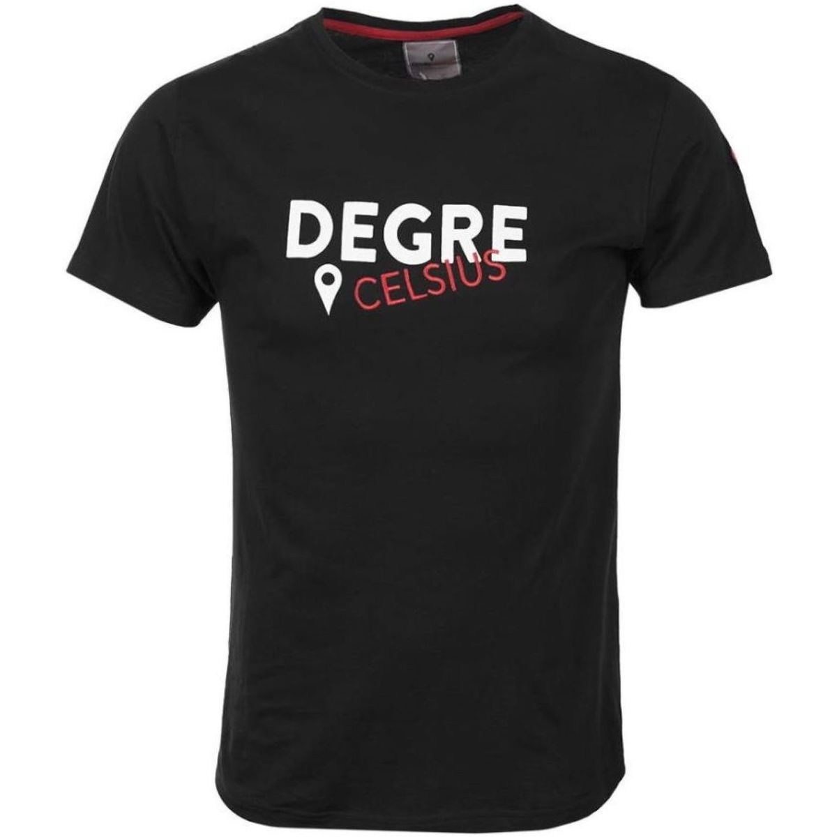 Degré Celsius  T-shirt manches courtes homme CALOGO  Černá