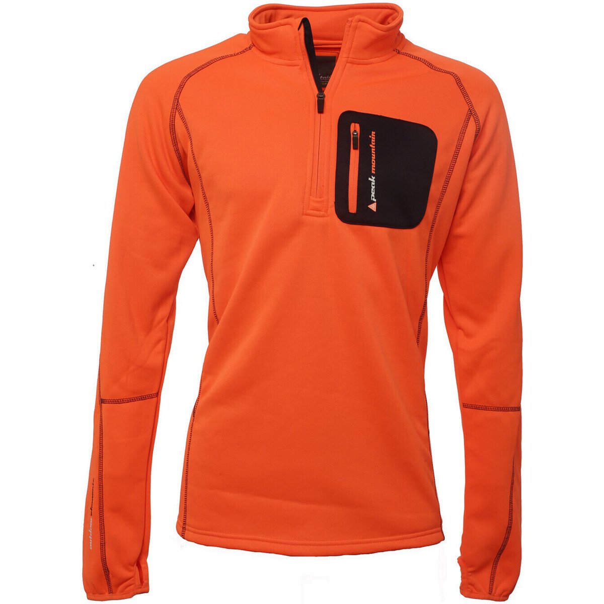 Peak Mountain  Sweat polaire homme CERUNO  Oranžová