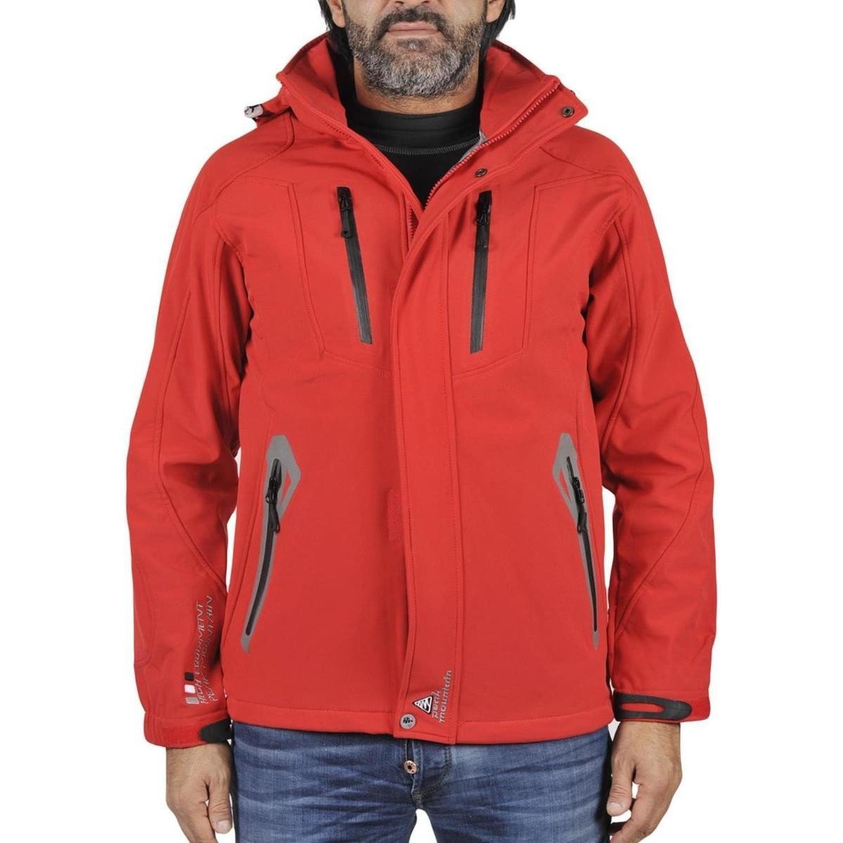 Peak Mountain  Blouson softshell homme CILO  Červená
