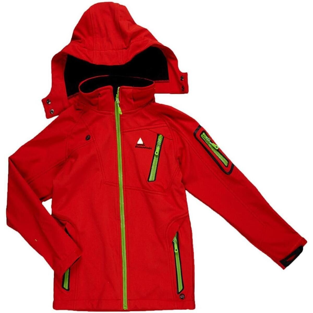 Peak Mountain  Blouson softshell garçon ECOLOK  Červená