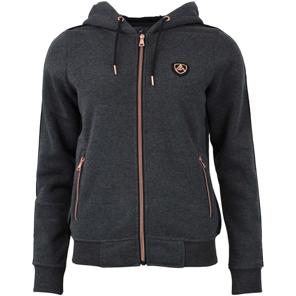 Peak Mountain  Sweat zippé à capuche femme ALICE  Šedá