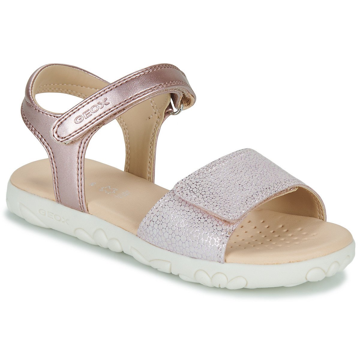 Geox  J SANDAL HAITI GIRL  Růžová
