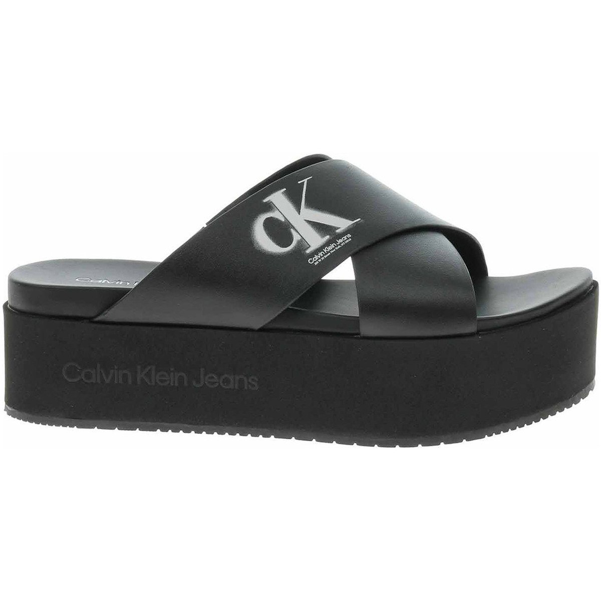 Calvin Klein Jeans  Dámské pantofle  YW0YW00964 Black  Černá