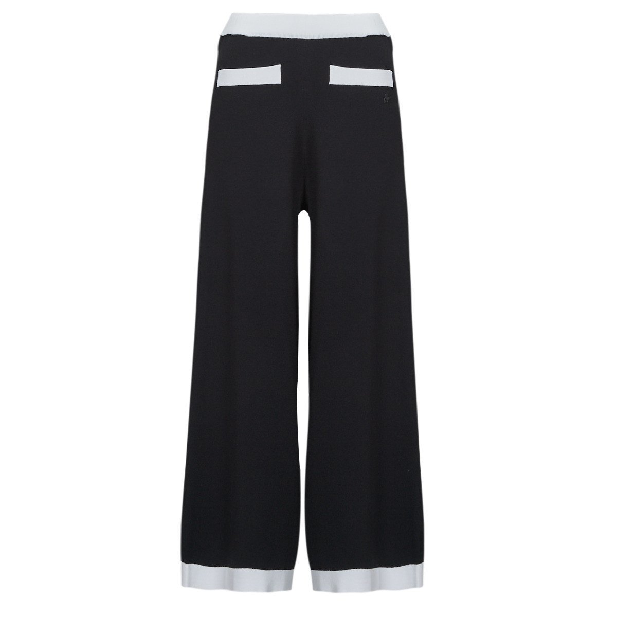 Karl Lagerfeld  CLASSIC KNIT PANTS  Černá