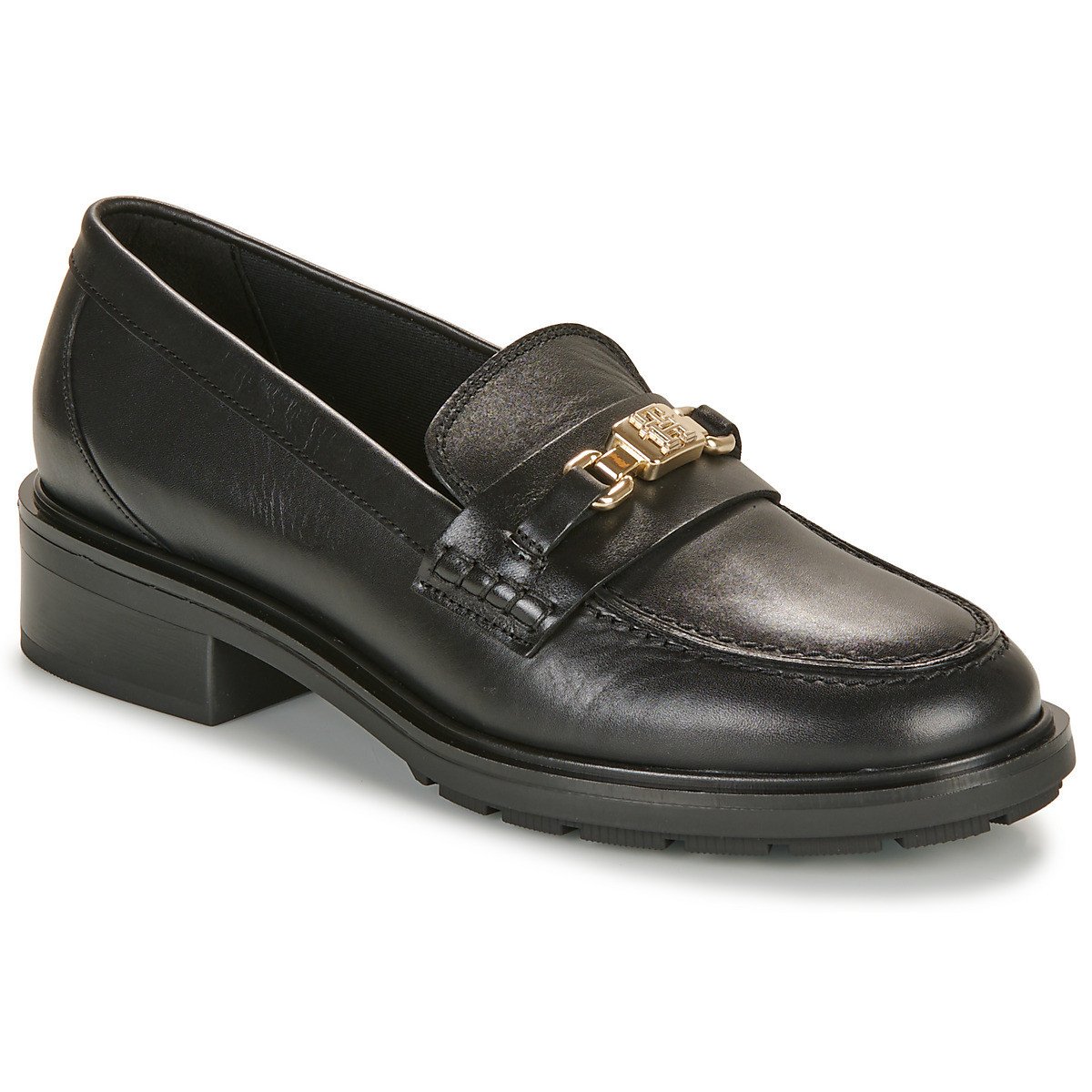 Tommy Hilfiger  TH HARDWARE LOAFER  Černá
