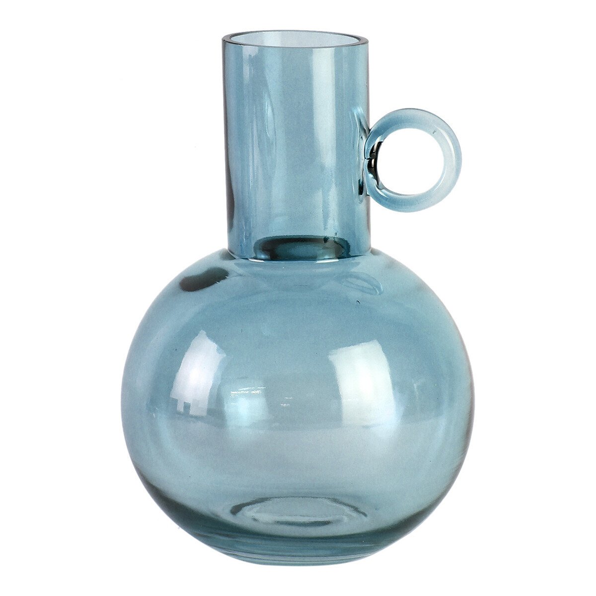 Signes Grimalt  Křišťálová Váza S Držadly  Modrá