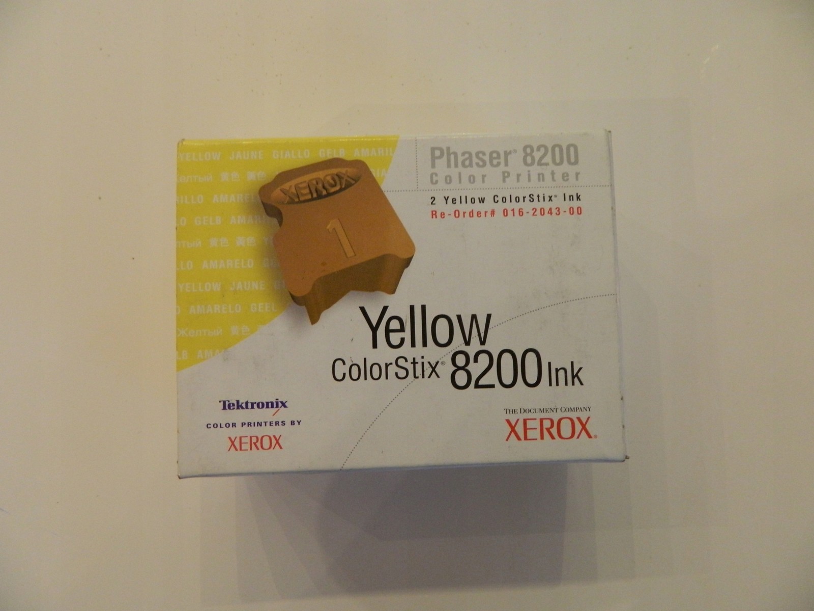 2 x Xerox kostka Phaser 8200 Yellow Originál