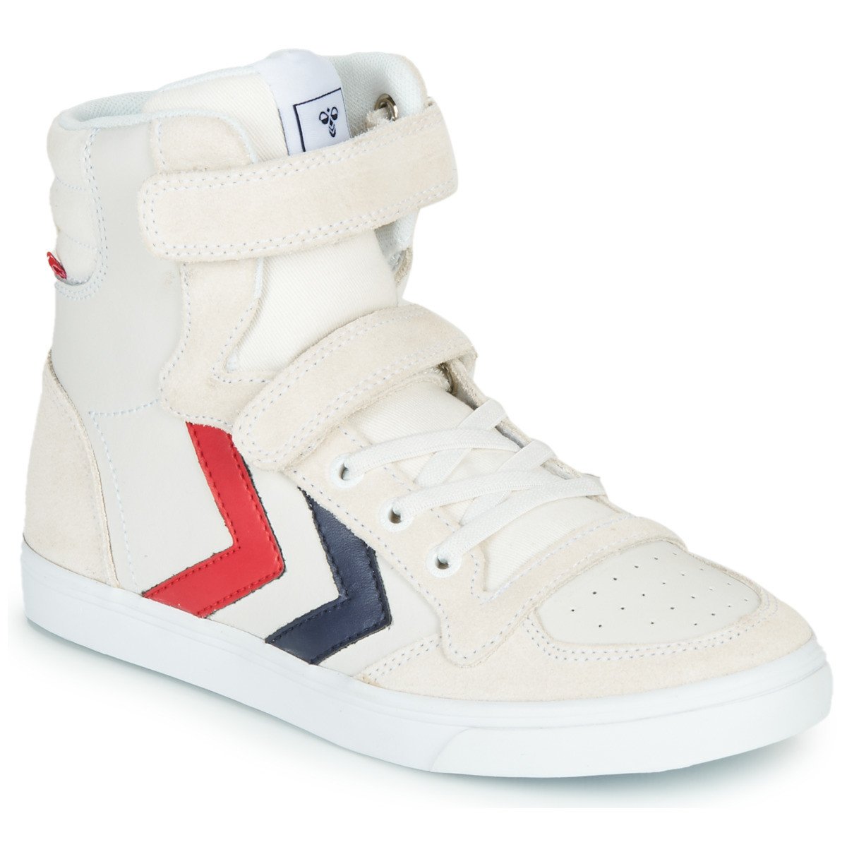 hummel  SLIMMER STADIL LEATHER HIGH JR  Bílá