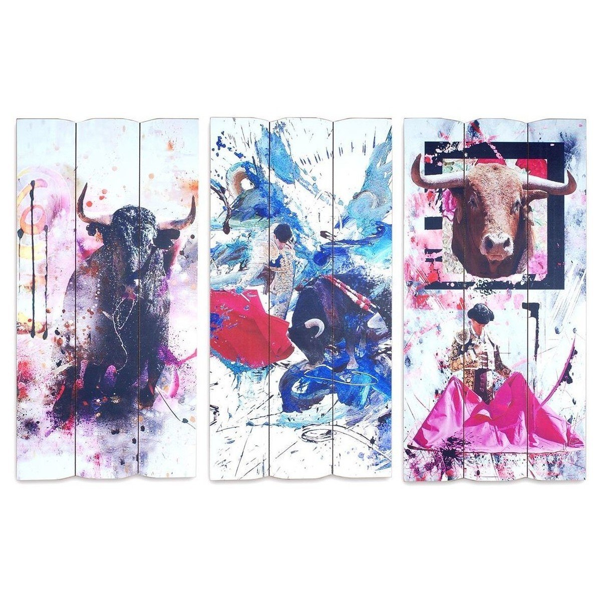 Signes Grimalt  Ornament Wall Sigris Set 3U  ruznobarevne