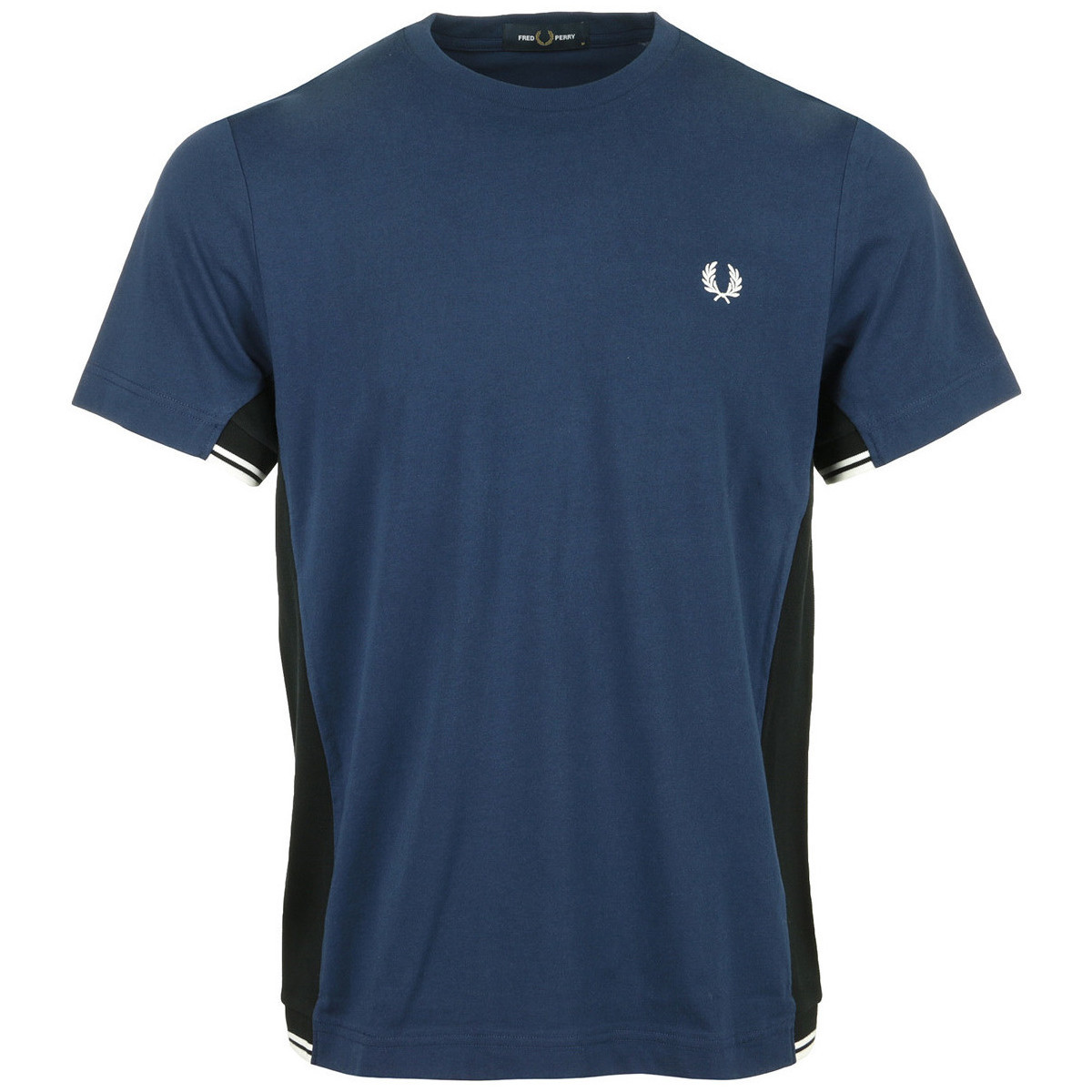Fred Perry  Twin Tipped Panel T-Shirt  Modrá