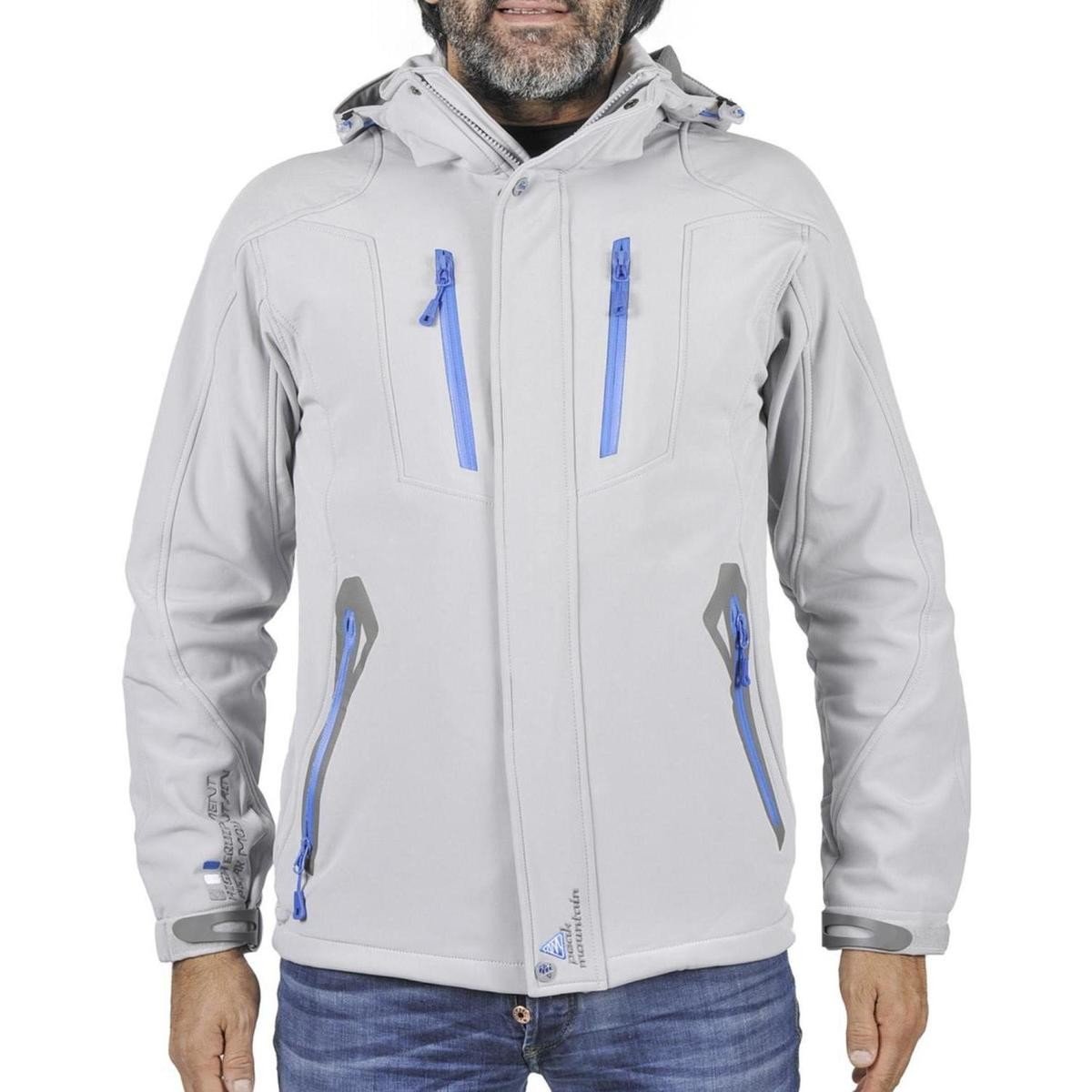 Peak Mountain  Blouson softshell homme CILO  Šedá