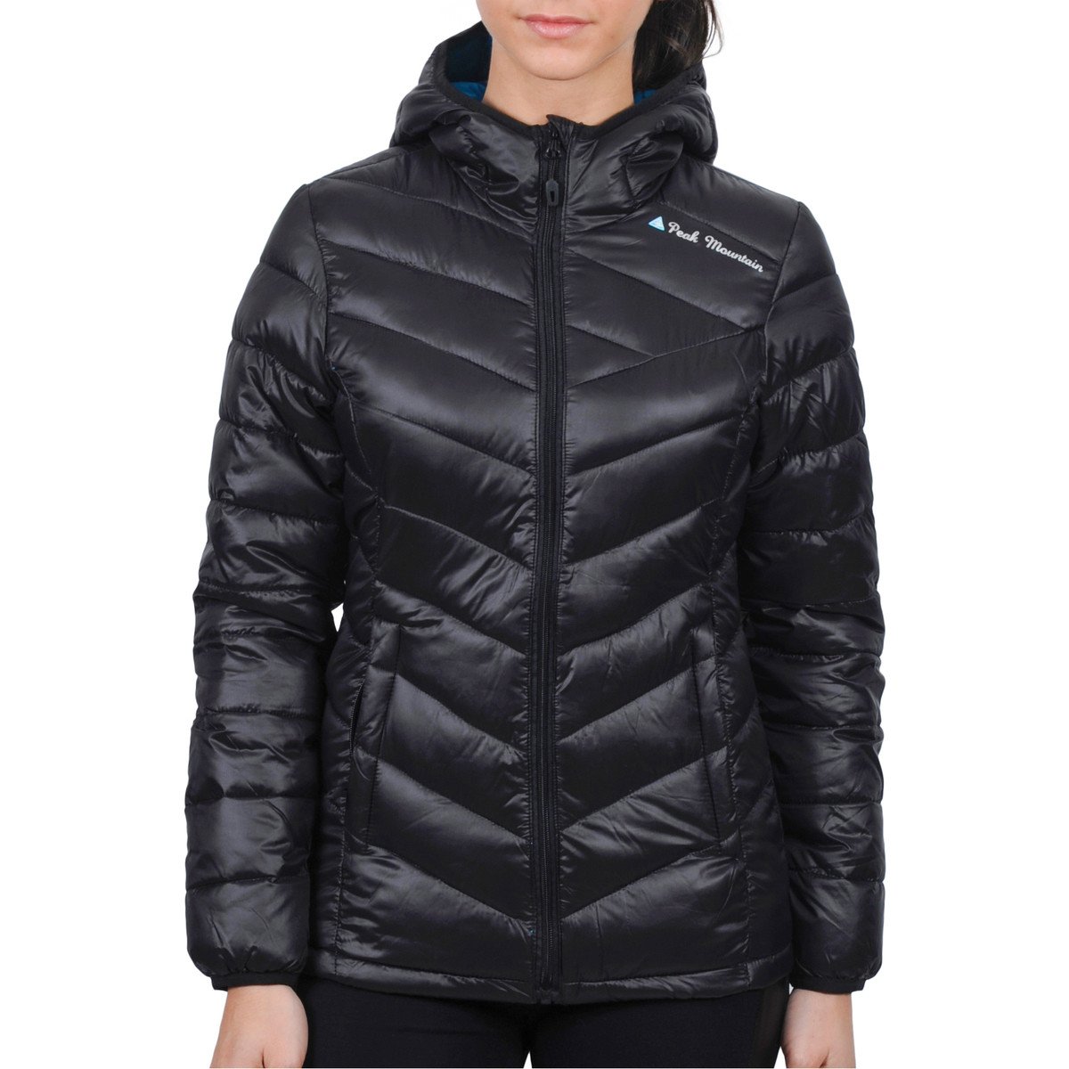 Peak Mountain  Doudoune fine fille GANSEO  Černá
