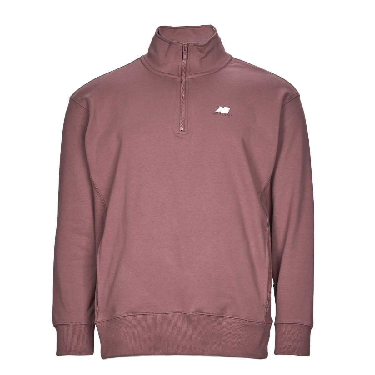 New Balance  Athletics 90's 1/4 Zip Mock Sweatshirt  Bordó