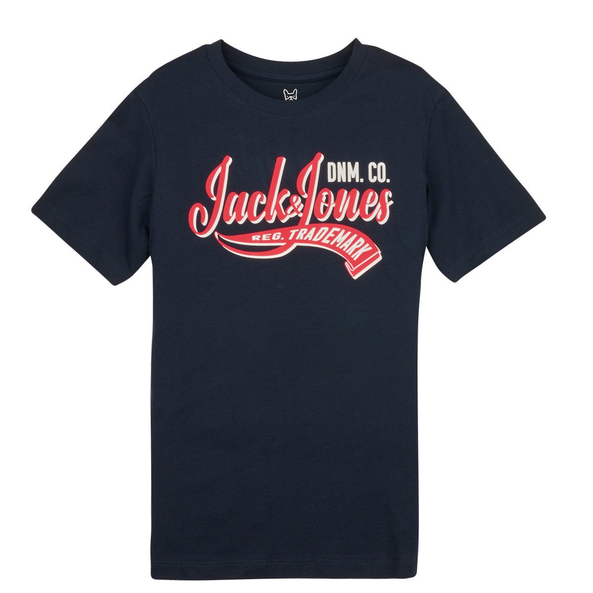 Jack & Jones  JJELOGO TEE SS NECK 2 COL JNR  Tmavě modrá