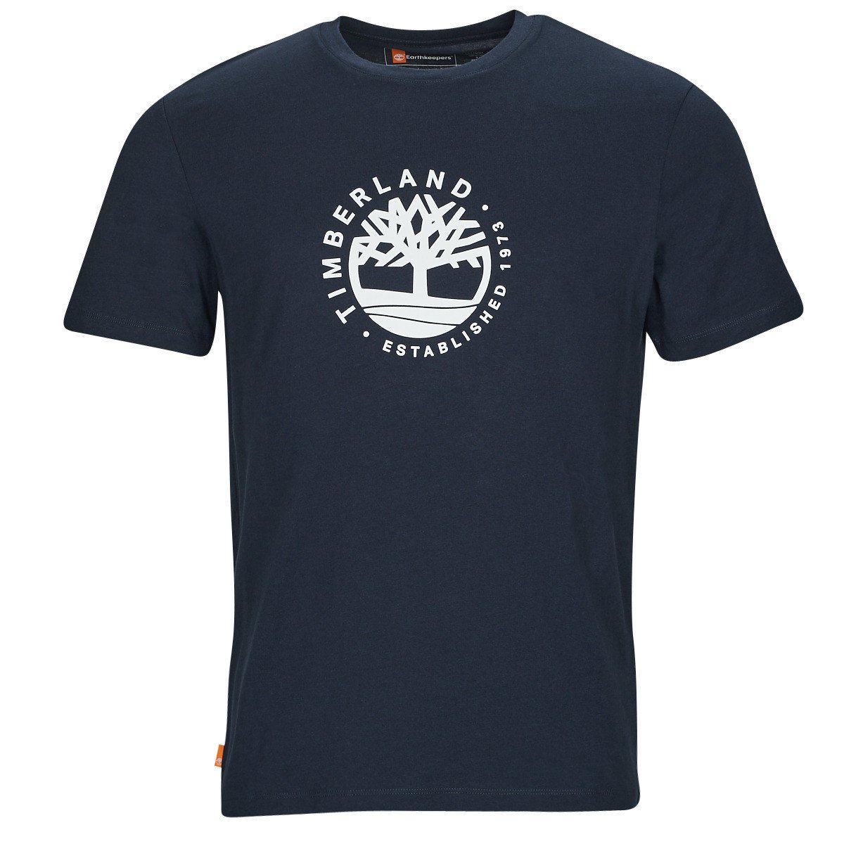 Timberland  SS Refibra Logo Graphic Tee Regular  Černá