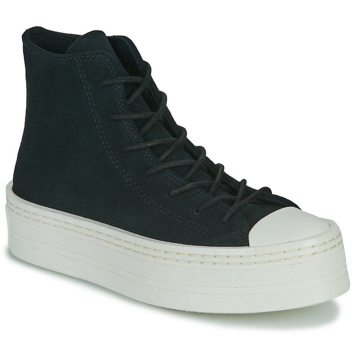 Converse  CHUCK TAYLOR ALL STAR MODERN LIFT PLATFORM MONO SUEDE  Černá