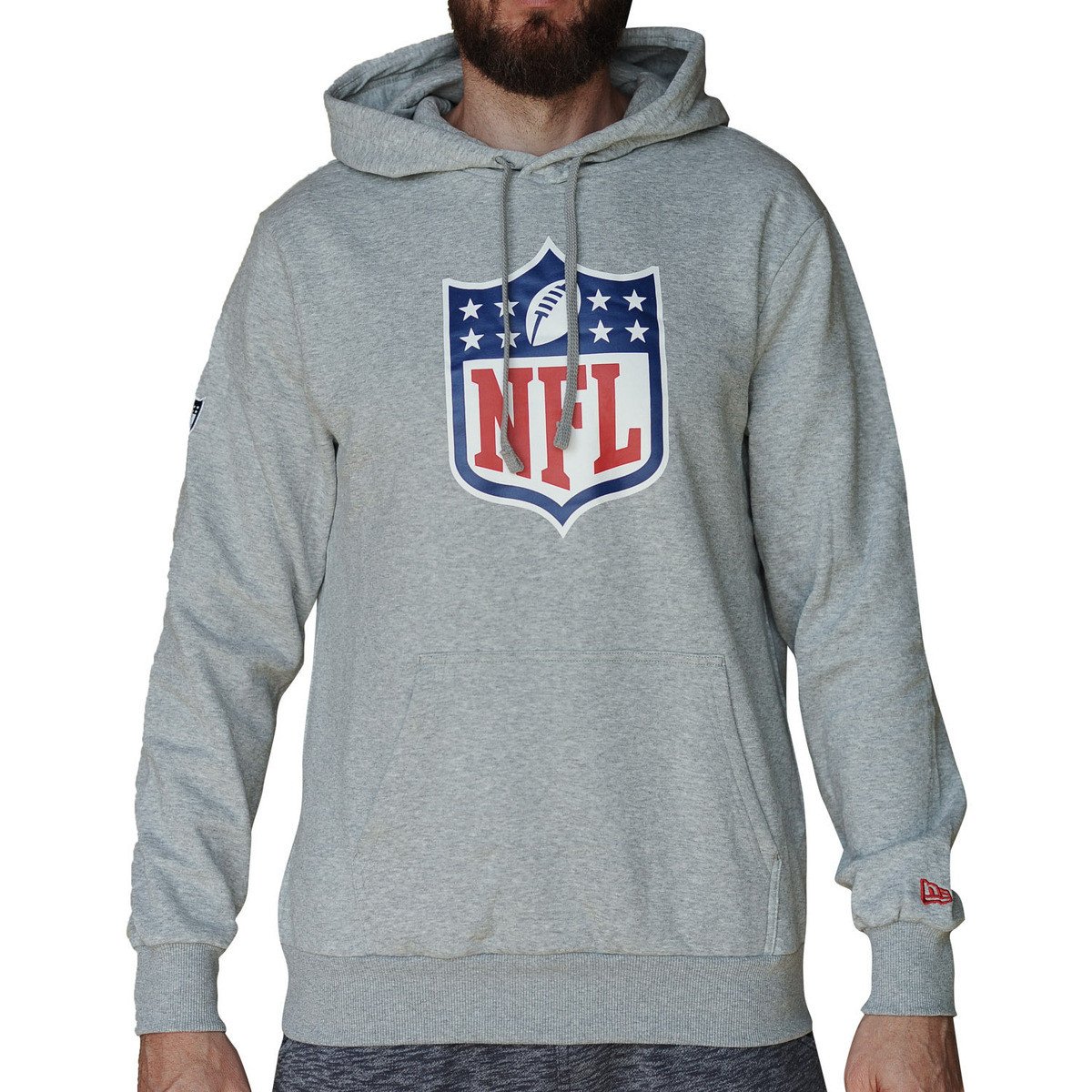 New-Era  NFL Generic Logo Hoodie  Šedá