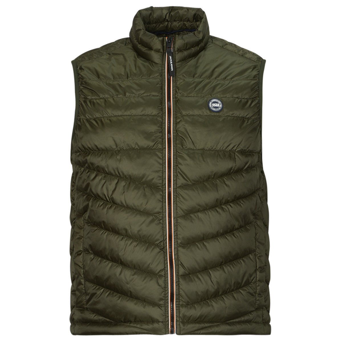 Jack & Jones  JJEHERO BODYWARMER COLLAR  Khaki