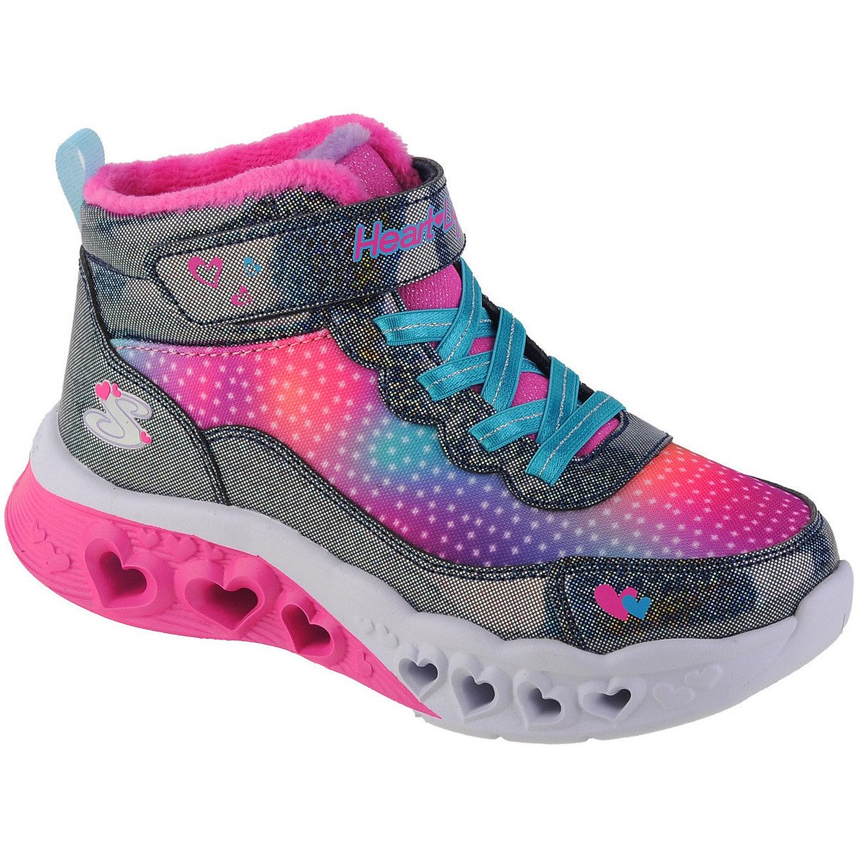 Skechers  Flutter Heart Lights - Simple Amor  Modrá