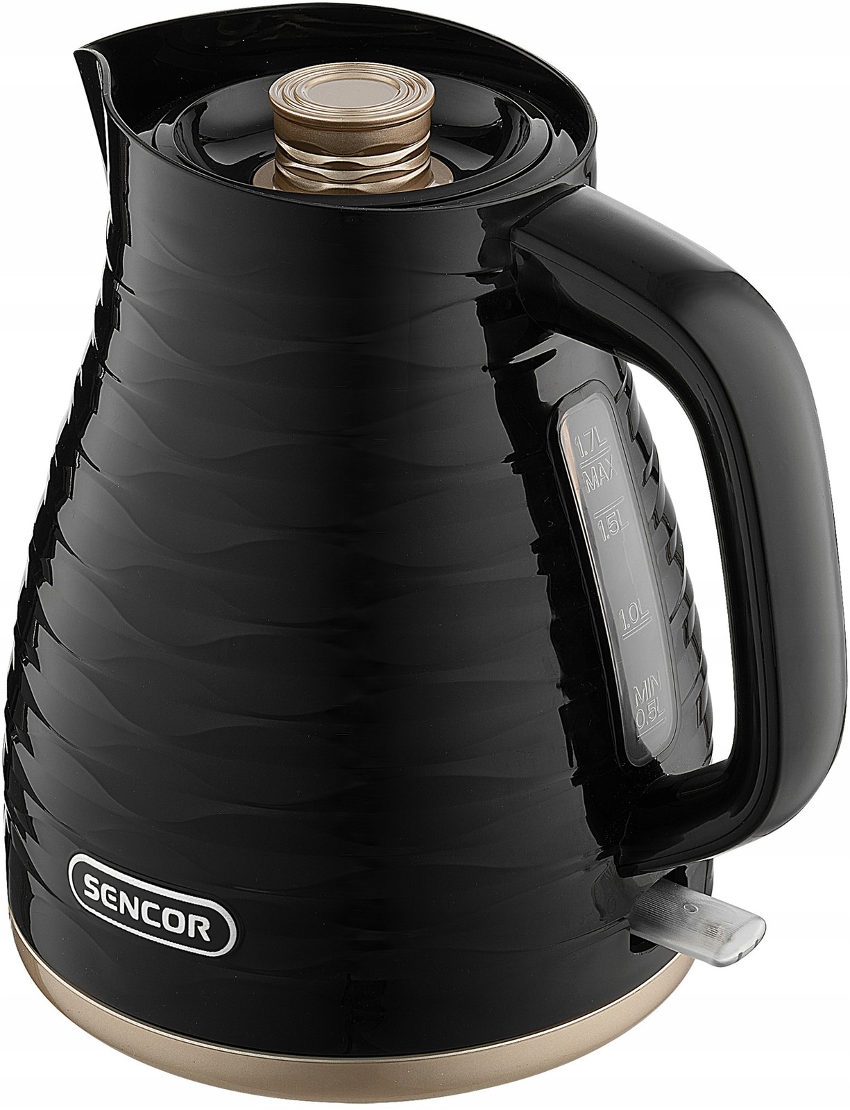 Rychlovarná konvice s kuchyňským filtrem na vodu Sencor 1,7 l 2200 W Černá