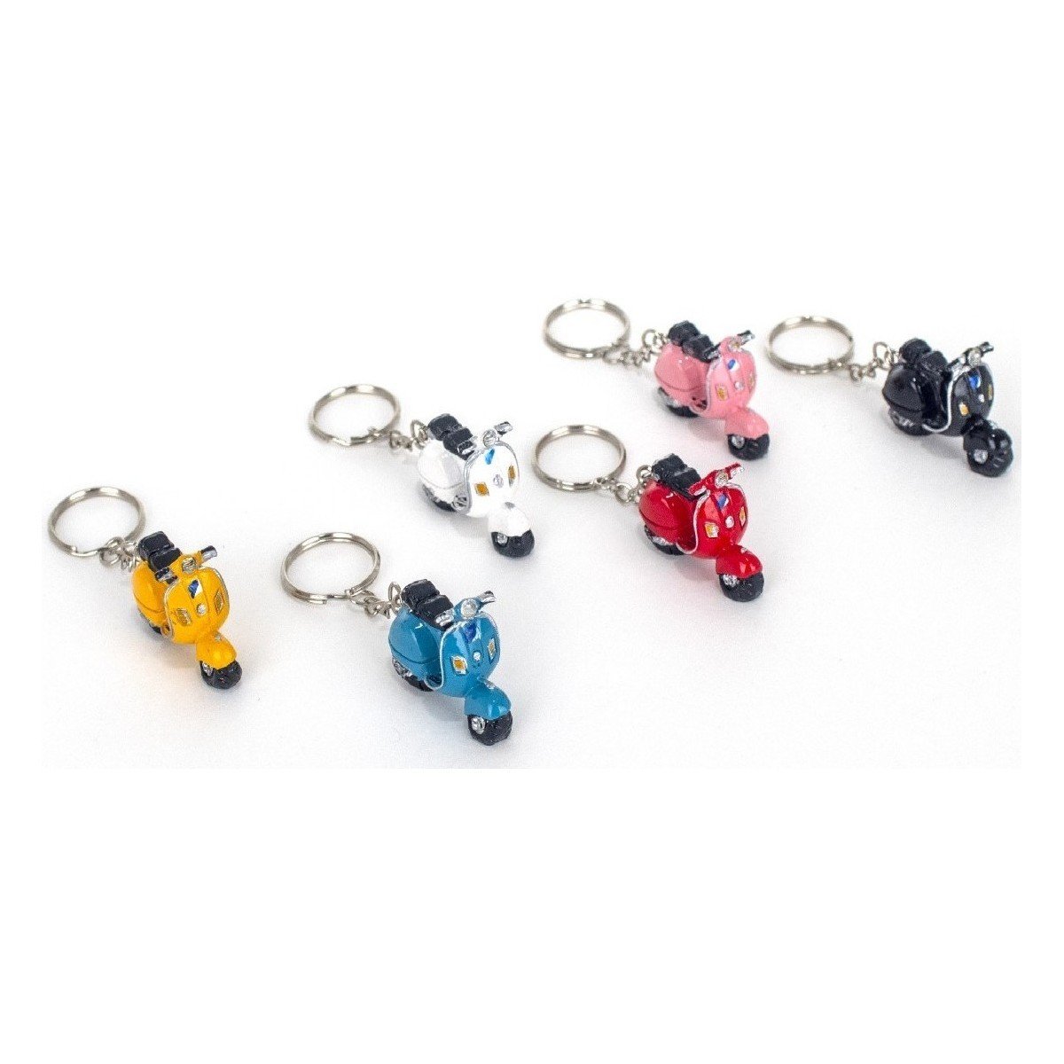 Signes Grimalt  Keychains Vespa Set 6 U  ruznobarevne