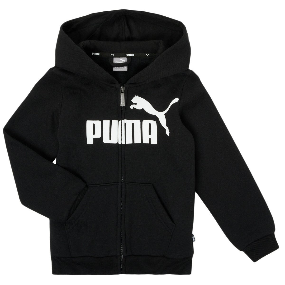 Puma  ESSENTIAL BIG LOGO FZ HOODIE  Černá