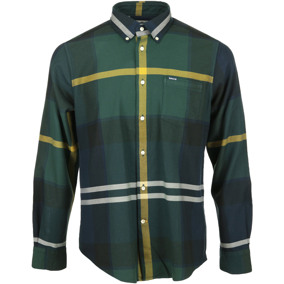 Barbour  Dunoon Tailored Shirt  Zelená