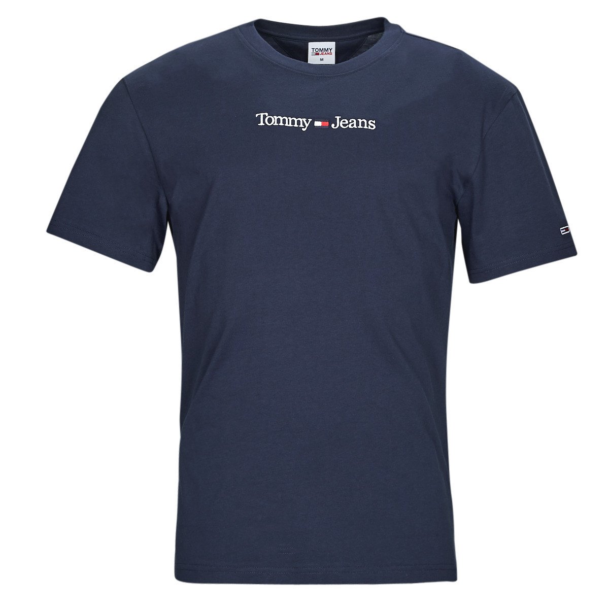 Tommy Jeans  TJM CLASSIC LINEAR LOGO TEE  Tmavě modrá