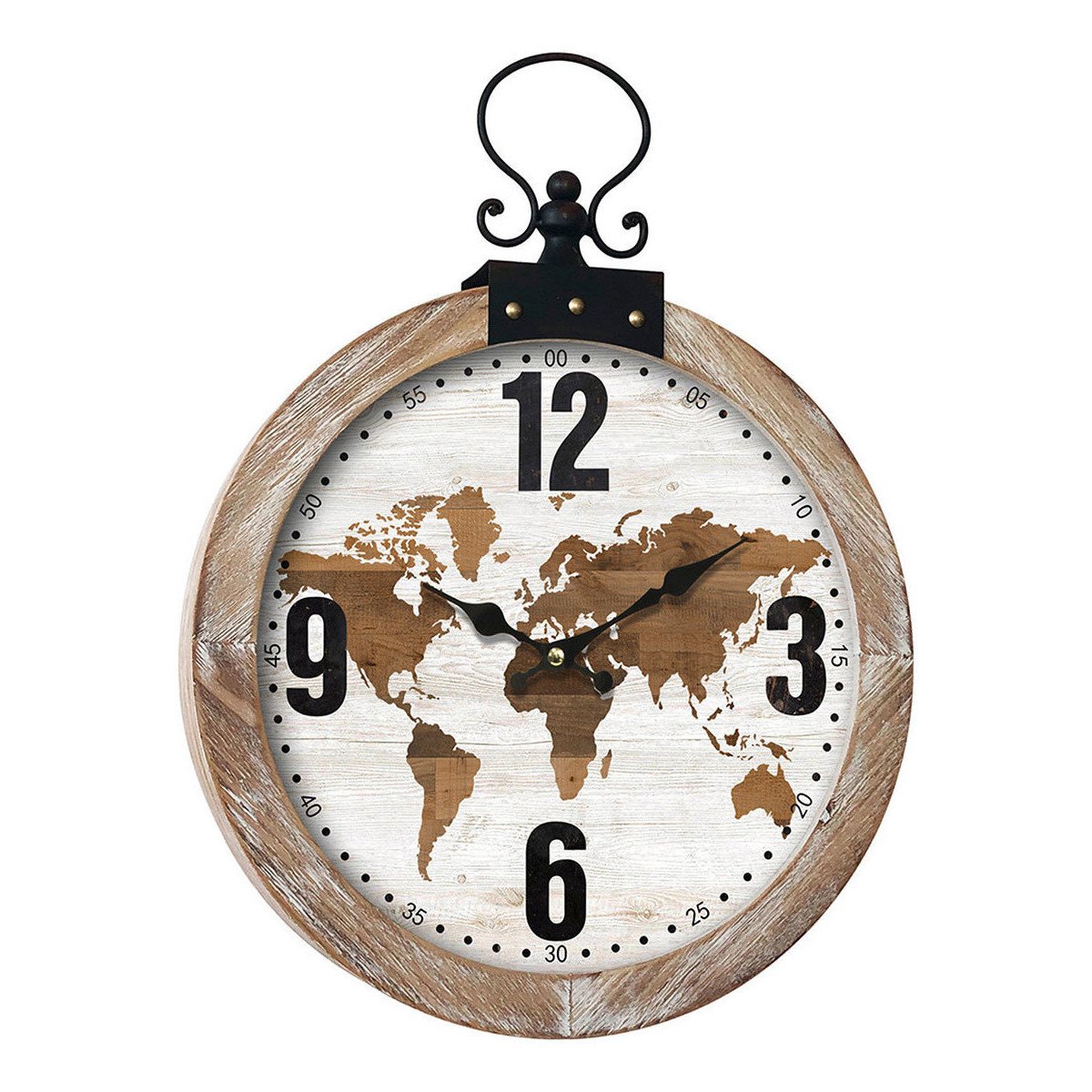 Signes Grimalt  Nástěnné Hodiny Mapamundi.  Bílá