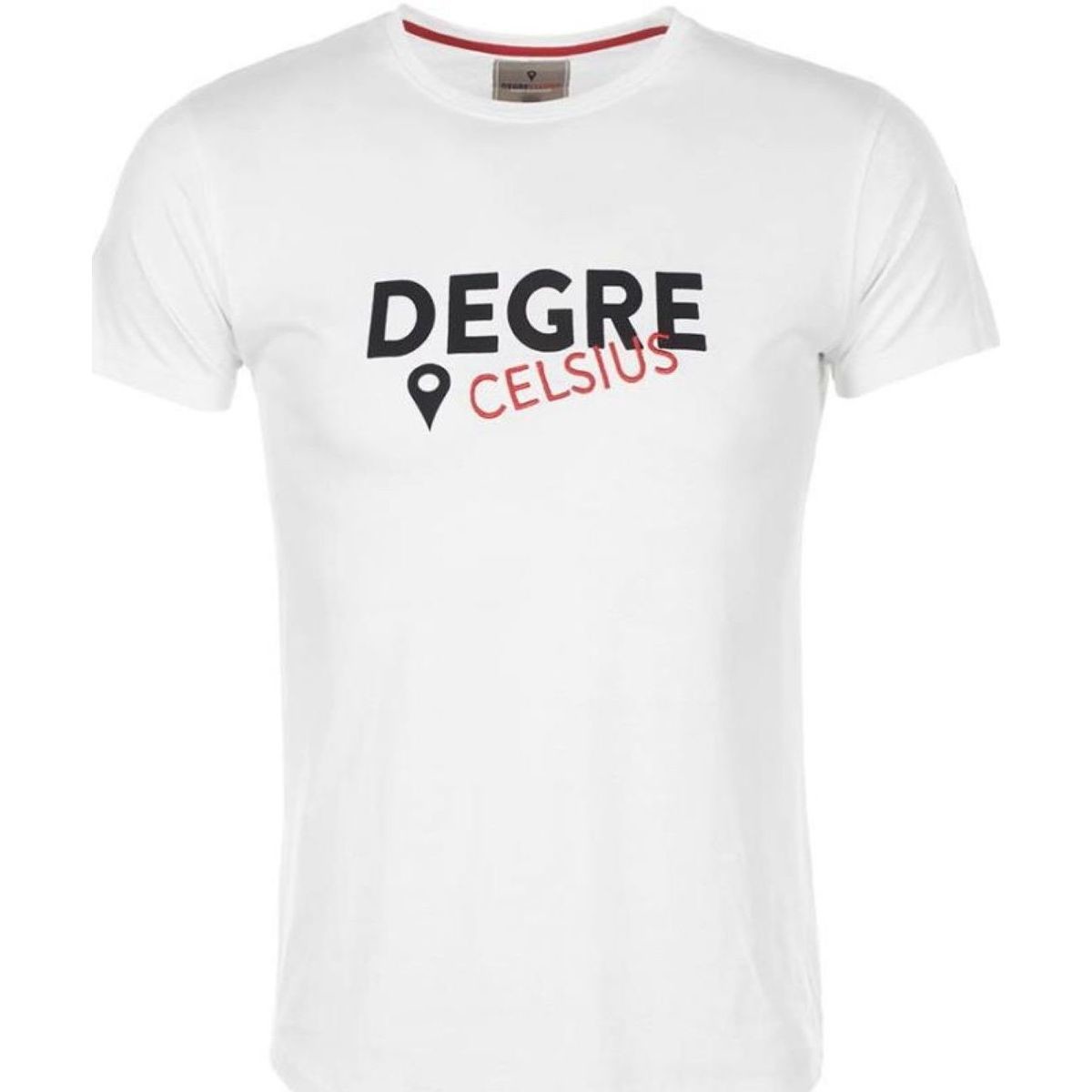 Degré Celsius  T-shirt manches courtes garçon ECALOGO  Bílá
