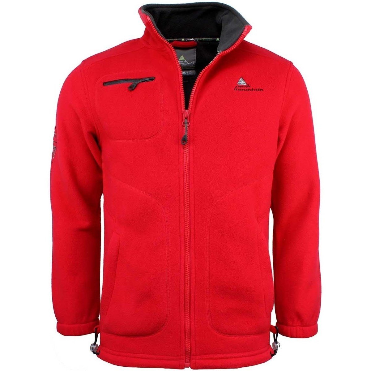 Peak Mountain  Blouson polaire homme CIK  Červená