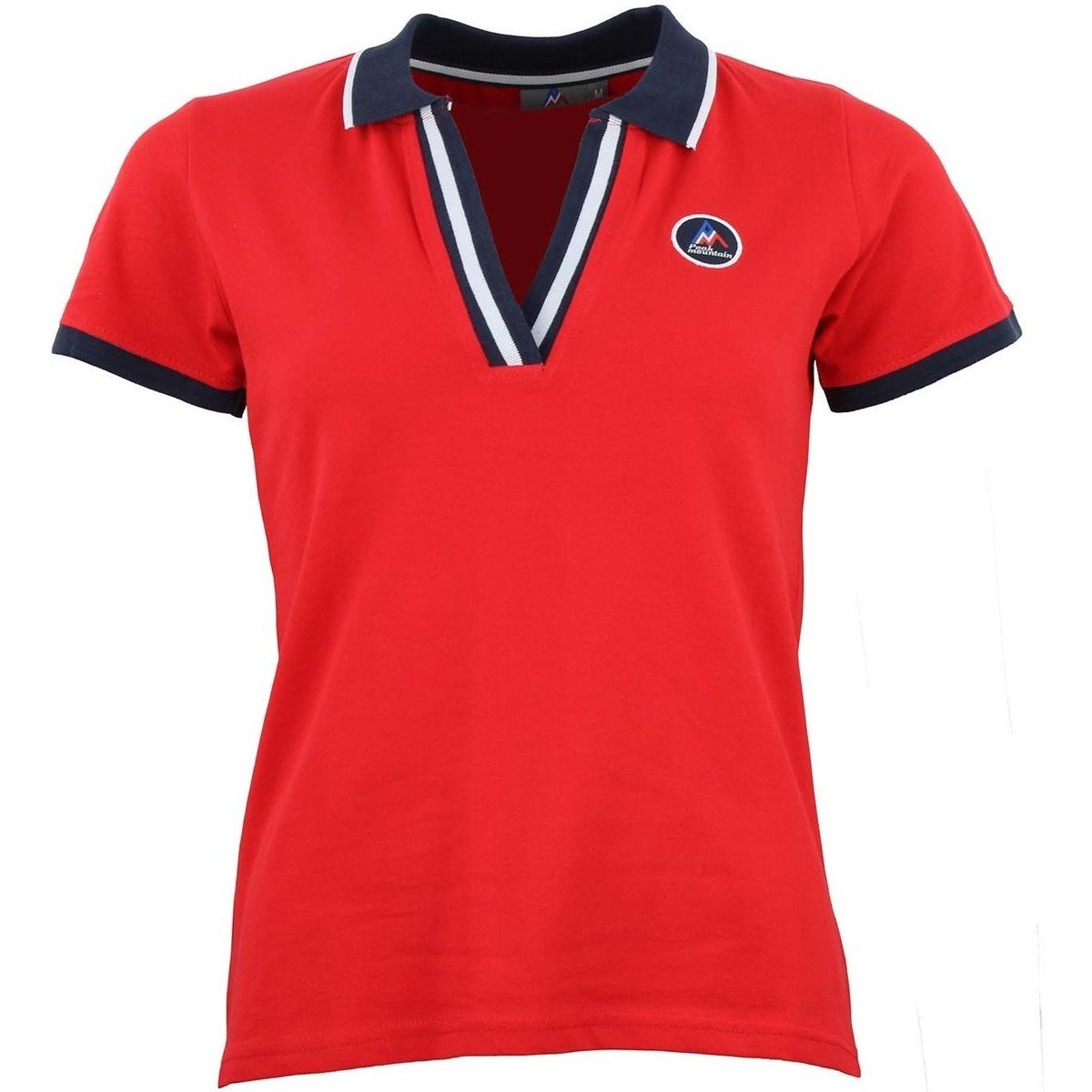Peak Mountain  Polo manches courtes femme ASFALTE  Červená