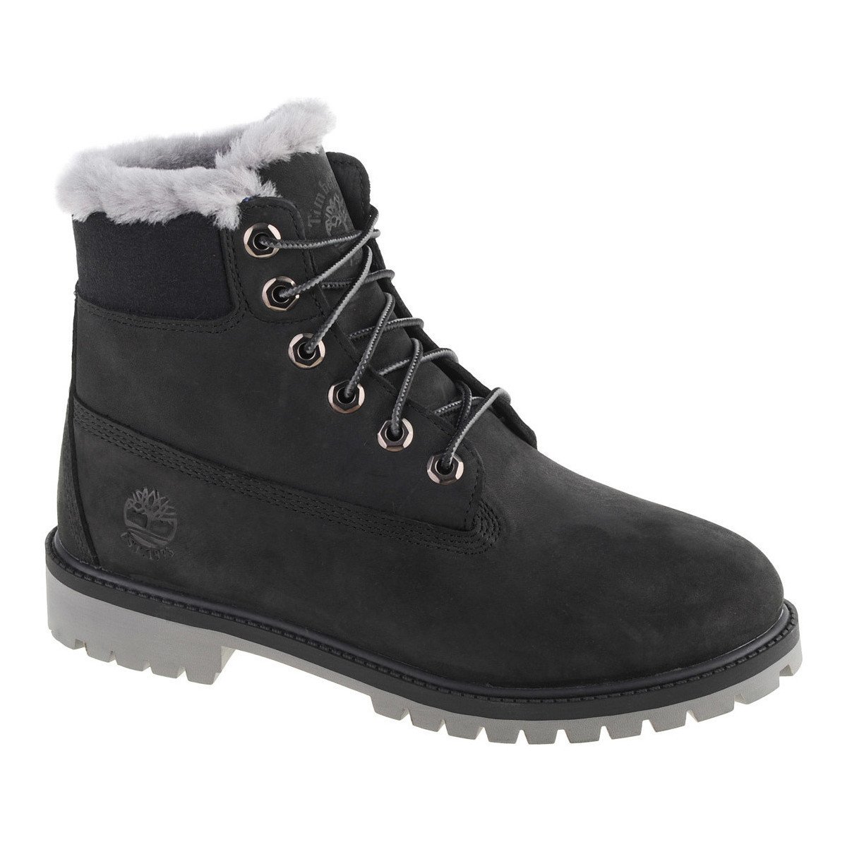 Timberland  Premium 6 IN WP Shearling Boot Jr  Černá