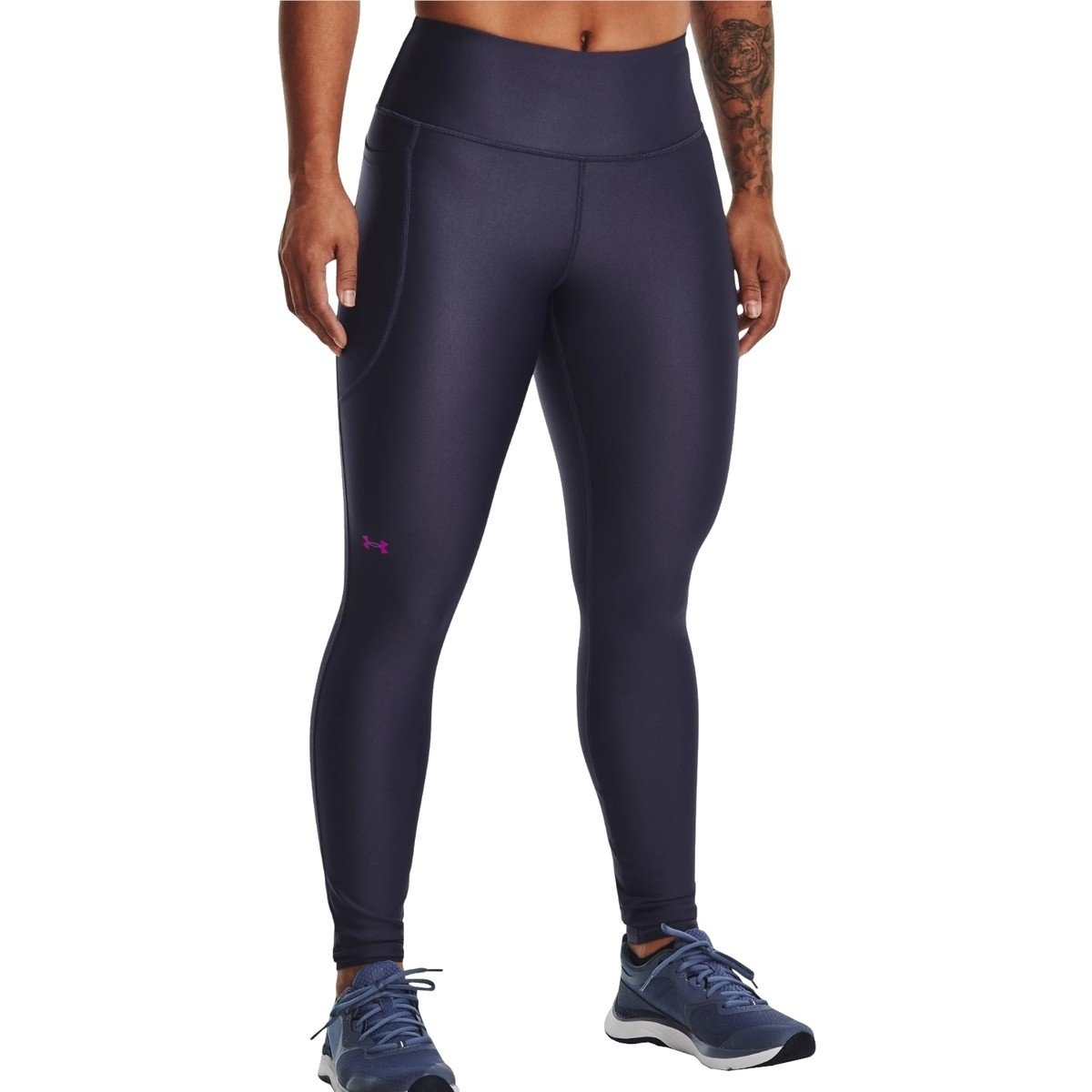 Under Armour  HeatGear No-Slip Waistband Leggings  Fialová