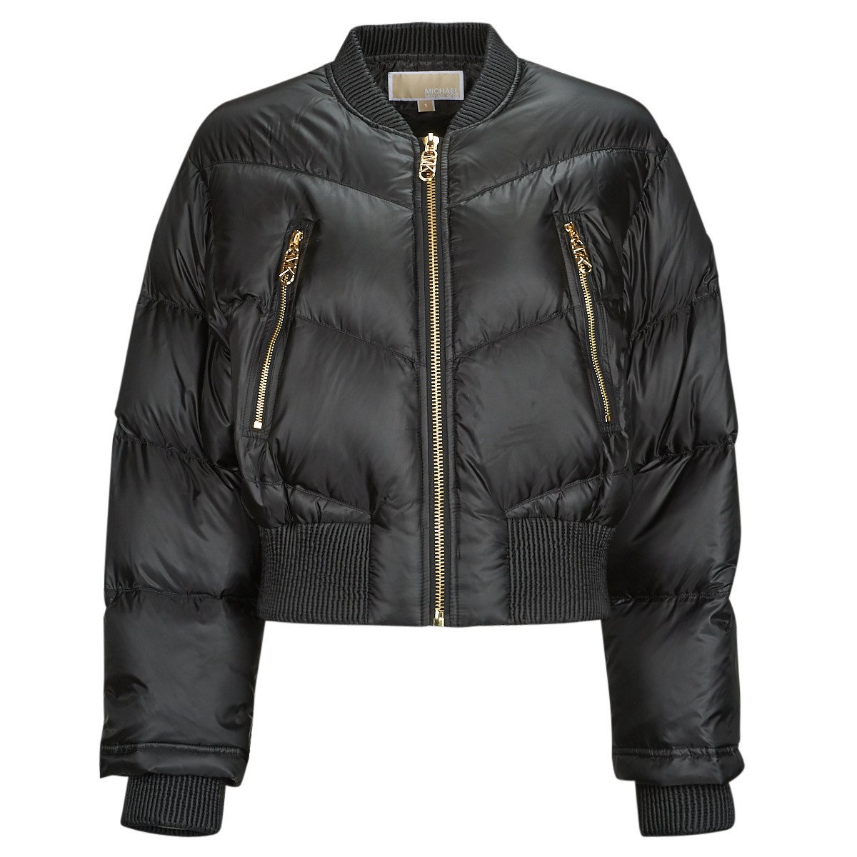 MICHAEL Michael Kors  CHEVRON QUILTED BOMBER  Černá